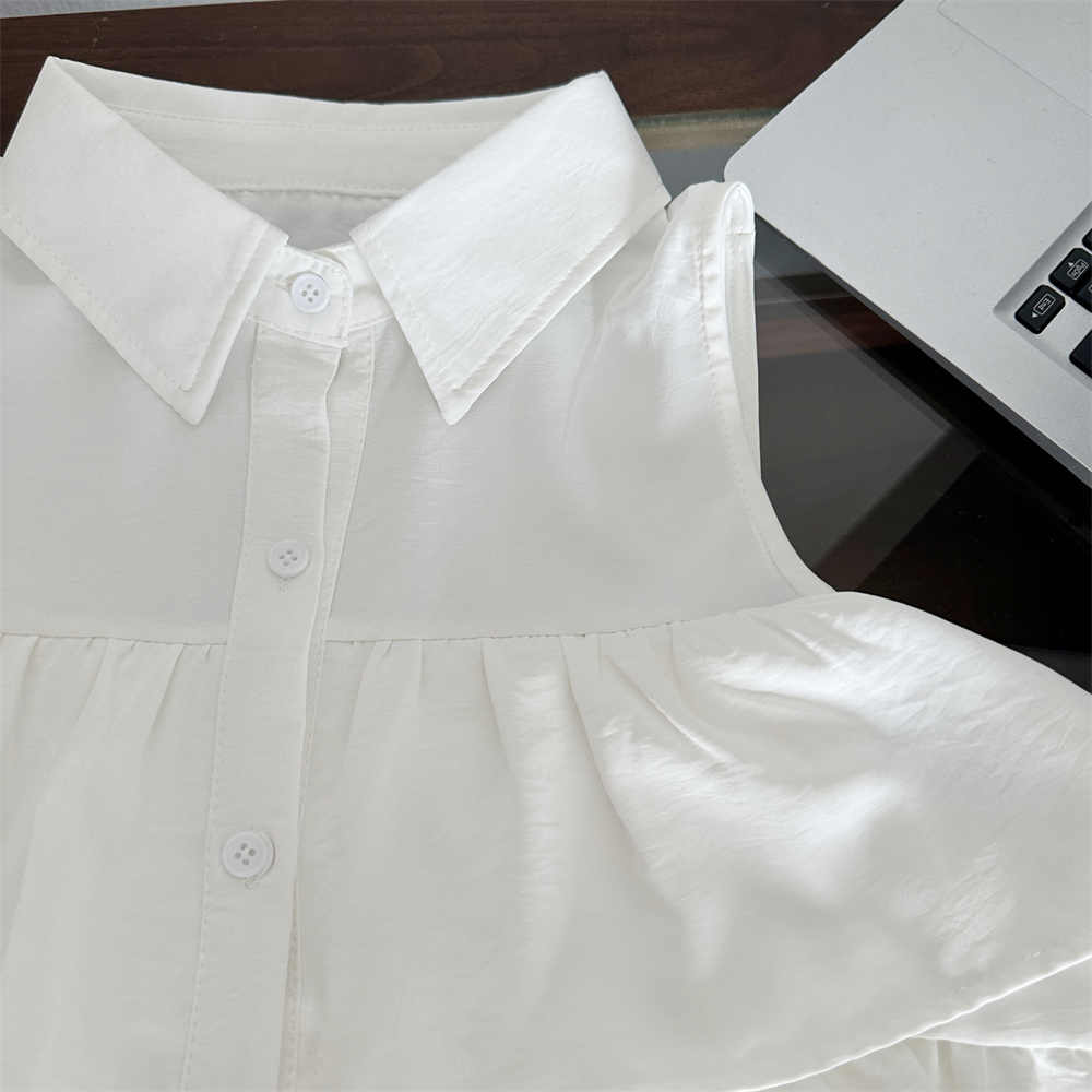 Korean Retro Hong Kong Style Tiered Sleeveless Cami Top for Women - Image 5